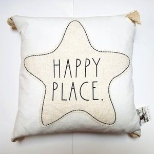 Rae Dunn MY HAPPY PLACE pillow